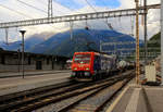 Re 474 012 mit einem Güterzug nach Italien in Bellinzona. 4.Mai 2019 