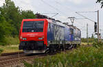 474 013 der SBB Cargo wurde am 30.06.22 von 421 379 aus dem Aw Dessau zurück in die Schweiz überführt.