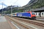 Die andere Seite des Messzuges: Re 474 003, 2 Apm61 Refit, EWIV Messwagen, 4 Bpm61 Refit, Re 474 002, Airolo, 21.04.2012.