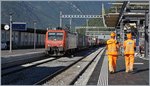 Der Gotthard Basistunnel ist eröffnet und im Testbetrieb, doch noch gibt es viel zu tun an der Gotthardbahn, wie hier in Bellinzona zu sehen ist.