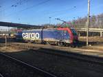 Eine Re 474 016-3 abgestellt im Bahnhof Basel RB am 16.12.2016 