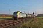 BLS Cargo Siemens Vectron 475 405-7 mit KLV am 27.11.20 in Mainz Bischofsheim