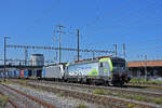 Doppeltraktion, mit den Loks 478 404-0 und 186 501-3 durchfährt am 20.09.2024 den Bahnhof Pratteln.