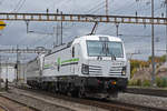 Doppeltraktion, mit den Loks 476 457-7 und 476 454-4, durchfährt den Bahnhof Pratteln. Die Aufnahme stammt vom 29.10.2018.