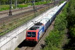 Am 26.05.2017 kam die 482 035-3 von Raildox (SBB Cargo) aus Richtung Stendal und fuhr weiter in Richtung Braunschweig .