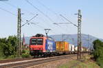 Re 482 007-2 mit einem KV Zug bei Köndringen 17.5.17