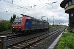 482 022-1 in Lintorf gen Duisburg fahrend.