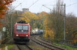 482 022-1 von der SBB-Cargo  kommt aus Richtung Aachen-West mit einem Containerzug aus Antwerpen-Oorderen(B) nach Gallarate(I) und fährt durch Aachen-Schanz in Richtung