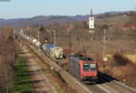 Re 482 022-1 mit dem DGS 43011 (Ludwigshafen BASF-Gallarate) bei Denzlingen 13.2.18