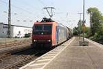 # Roisdorf 8  Die 482 010-6 der SBB Cargo mit einem Güterzug aus Koblenz/Bonn kommend durch Roisdorf bei Bornheim in Richtung Köln.