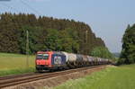 Re 482 019-7 mit dem DGS 49040 (Karlsruhe Gbf-Vohburg) bei Gurgelhau 12.5.18