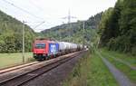 482 036-1 mit einem Kesselzug zu sehen am 11.09.18 bei Oberloquitz.