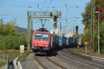 482 031-2 in Oberlahnstein bei der Durchfahrt