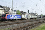 482 023-9  sbb-cargo  Güterzug durch den Bf Remagen - 21.04.2018