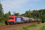 Re 482 047-8 mit dem DGS 91339 (Basel Bad Rbf-Vohburg Werkbahnhof Bayernoil) bei Lorch 2.6.19