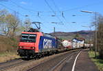 Re 482 028-6 mit dem DGS 41695 (Kork-Basel SBB RB) in Schallstadt 31.3.20