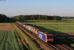 Re 482 006-4 mit einem Kesselwagenzug bei Graben Neudorf 22.4.20