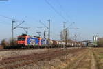 Re 482 010-6 und Re 482 015-5 mit dem DGS 40281 (Karlsruhe Gbf-Aarberg) bei Friesenheim 2.3.21