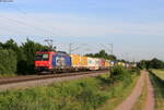 Re 482 030-4 mit dem DGS 43033 (Ludwigshafen BASF Ubf-Gallarate) bei Köndringen 16.6.21