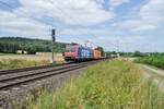 482 024-7 von der sbbcargo zu sehen am 21.07.2021 bei Kerzell.