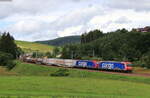 Re 482 004-9 und Re 482 001-5 mit dem DGS 43417 (Emmerich-Novara) bei St.Georgen 8.8.21