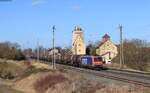 Re 482 021-3 mit dem DGS 91257 (Duisburg Ruhrort – Neustadt(Donau)) in Herrnberchtheim 23.2.22