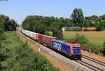 Re 482 037-9 mit dem DGS  bei Riegel 15.7.22