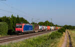 Re 482 011 mit dem DGS 40283 (Ludwigshafen BASF Ubf - Gallarate) bei Köndringen 9.6.23