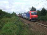 SBB Cargo Re 482 030-4 am 08.09.2007 mit Containerzug durch Limmer.