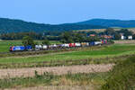 Meist ist vor dem KLV-Zug DGS 43017 von Hamburg Billwerder nach Gallarate ein Vectron von SBB Cargo zu beobachten.