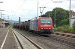 482 013 fhrt momentan im Auftrag von CTL, hier am 20.8.2008 mit einem Kesselwagenzug durch Kreiensen -> Freden