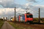 482 004 + 482 012 | Containerzug | 17. Oktober 2008 | Wiesental