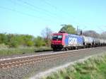 482 042-9 SBB Cargo am 13.04.09 kurz vor berquerung des Mittellandkanals bei Peine