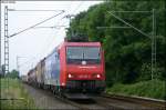 482 031 mit Gz gen M`Gladbach als Umleiter an der ehem. Anrufschranke 6.6.2009