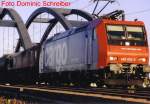 Br.482-016-3 der SBB CARGO und Class 55 der HGK kurz vor Wustermark/Ort.