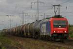 Und wieder zurck SBB Cargo 482 049 am 12.10.09 in Ratingen-Lintorf