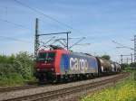 482 031 von SBB Cargo fhrt am 25.05.2005 durch Karlsruhe aus Richtung Mannheim kommend.