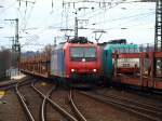 Begegnung am 22.01.2010 im Gleisvorfeld vom Aachener Hbf.