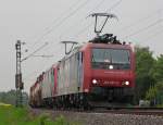 482 027-0 und 482 001-5 mit einem Gterzug nach Aachen-West am Km 25.6 11.5.10