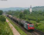 Re 482 000-7  Kln  mit einem ler gen Sden bei Denzlingen 2.6.10