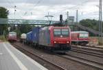 482 004-9 mit einem KLV am 25.07.2010 durch Buchholz(Nordheide)