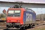 SBB Cargo 482 010-6 am 19.3.11 als Lz in Duisburg-Entenfang.