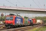 SBB Cargo 482 025-4 am 21.4.11 in Duisburg-Entenfang.