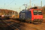 482 016-3 der SBB Cargo in Kln West am 30.11.2011