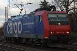 SBB Cargo 482 023  Olten  fhrt fr SBB Cargo nternational am 10.12.11 als Lz bei der Durchfahrt durch Ratingen-Lintorf.