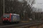 SBB Cargo 482 032 am 27.12.11 als Lz bei der Durchfahrt durch Ratingen-Lintorf.