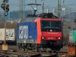 Portrait der ersten 482er der SBB, 482 000-7  Kln  am 28.01.2012 in Aachen West.