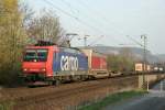 SBB Cargo 482 012-2 in Limperich am 27.3.2012 