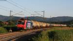 Re 482 001-5 mit einem Kesselwagenzug bei Kollmarsreute 25.5.12