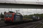 SBB Cargo 482 004 am 16.5.12 mit einem KLV in Duisburg-Entenfang.